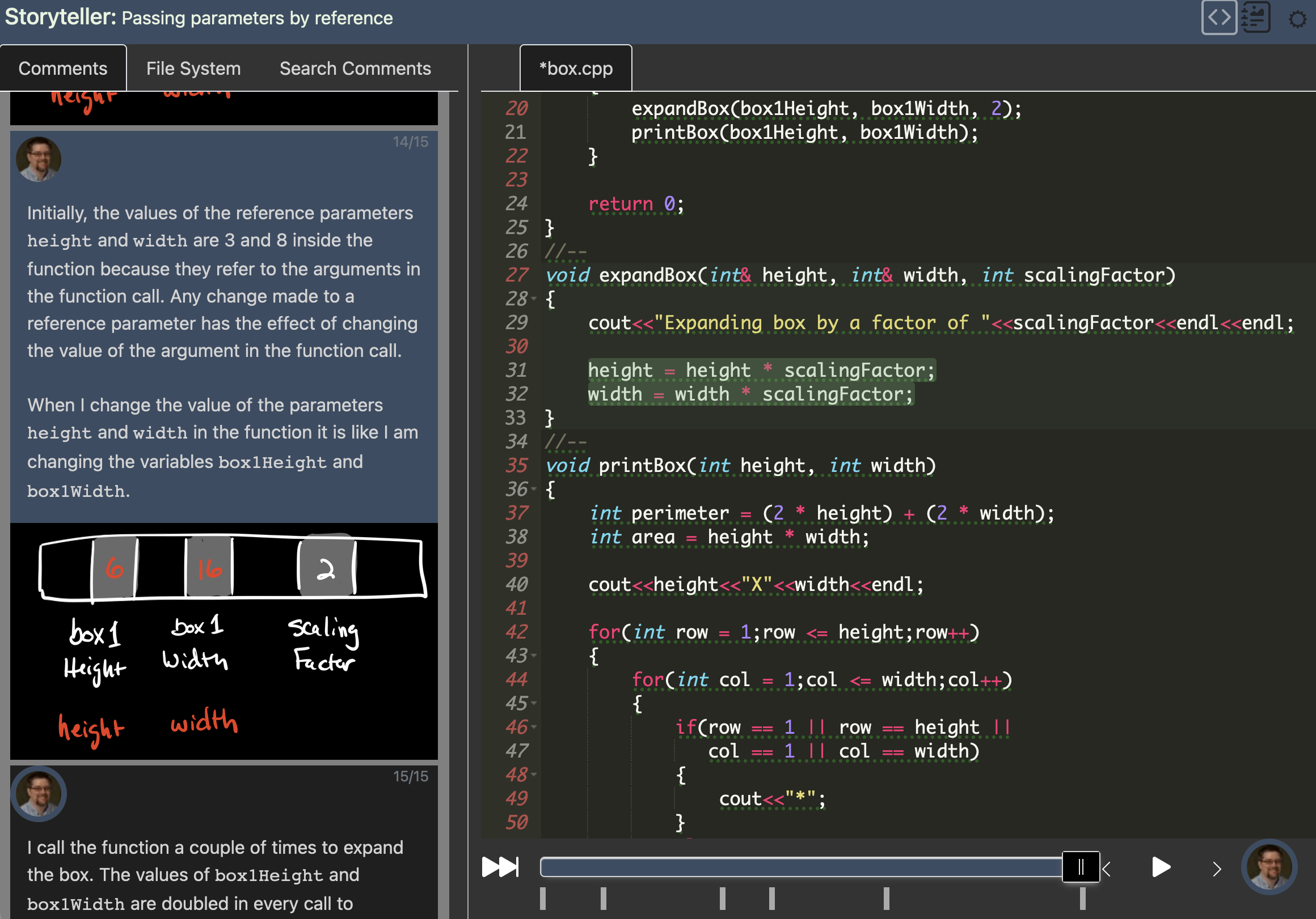 An Animated Introduction to Programming in C++